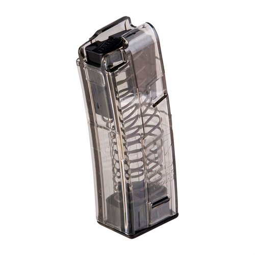ETS MP5 9mm magazines offer durable, lightweight polymer construction, translucent bodies for easy round count checks, and 10-40 round capacities for any shooting need.