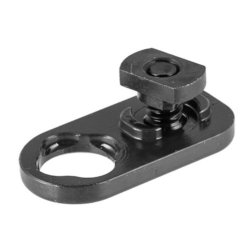 M-LOK QD Sling Swivel Mount by Daniel Defense offers ambidextrous attachment, tangle-free design, and robust steel construction, weighing only .3 oz.