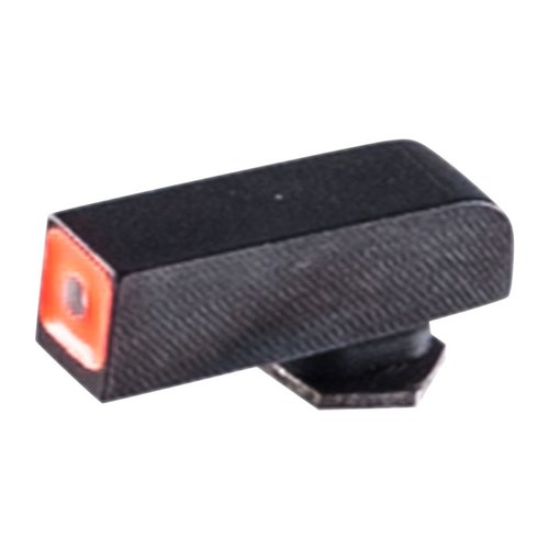 AmeriGlo ProGlo Tritium Square Front Sight offers 24/7 visibility with a durable steel design, featuring a green tritium lamp and luminescent ring for precise aiming.