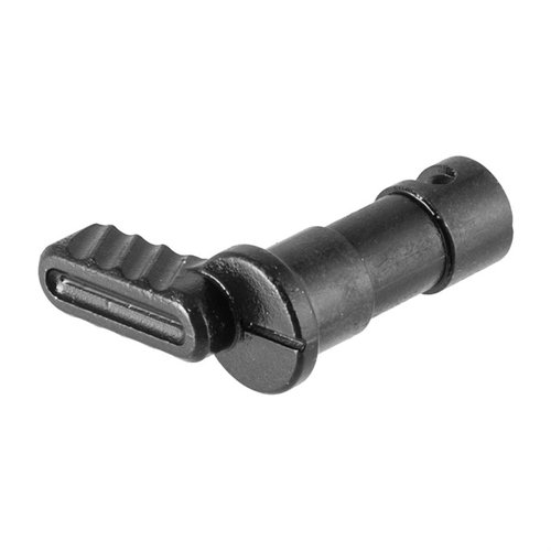 Enhanced Single-Side Safety Selector for AR-15 offers a textured paddle for quick engagement, fits mil-spec receivers, and retains your existing screw for easy installation.