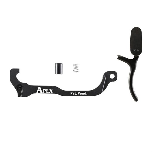 Upgrade your Sig P320 with the Apex Forward Set Trigger Kit for a 30% lighter pull, 30% shorter travel, and 20% faster reset, enhancing performance and reliability.