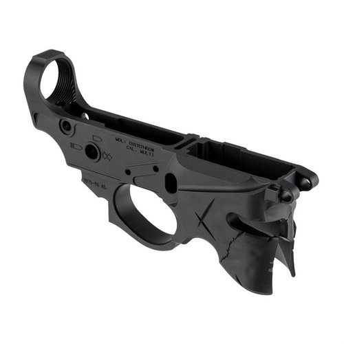 Sharps Bros. Overthrow AR-15 Lower Receiver offers a unique design, durable 7075-T6 aluminum, and compatibility with mil-spec components for custom builds.