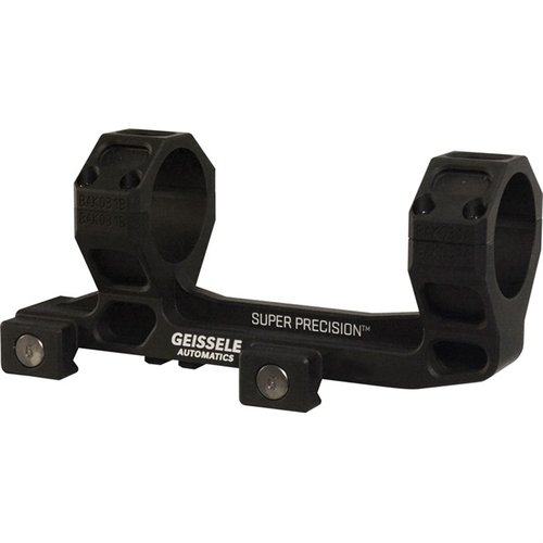 Geissele SOPMOD-Certified Super Precision Scope Vortex 1-6 Mount offers bombproof stability, black anodized finish, and heights of 1.54
