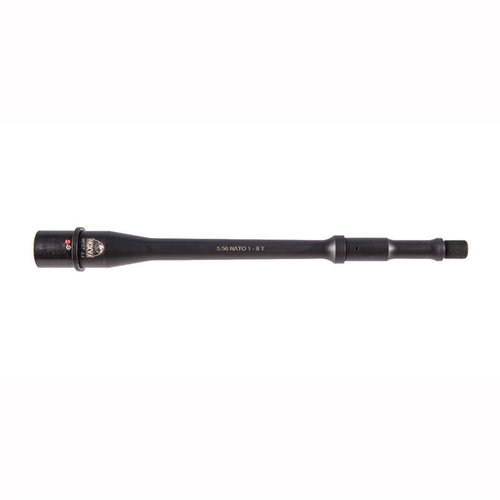 Faxon AR-15 5.56 Pencil barrels are lightweight, durable 4150 CMV steel with QPC Nitride coating, featuring 1-8 twist rifling and M4 feedramps for reliable performance.