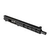 Foxtrot Mike 9mm Upper Receiver is fully assembled, M-LOK compatible, reliable with various ammo types, and fits any Glock magazine lower for enhanced versatility.
