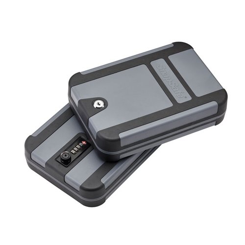 TREKLITE X-LARGE LOCK BOX offers lightweight, tough storage with a customizable 4-Digit TSA lock, foam protection, and discreet portability for handguns.