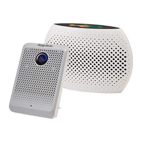 LARGE RECHARGEABLE DEHUMIDIFIER 110 VOLT absorbs humidity, prevents rust/mildew, and features color-changing crystals for easy recharging—perfect for gun safes and closets.