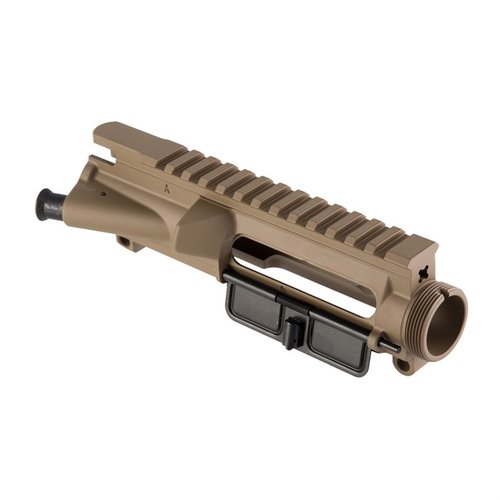Aero Precision AR-15 Upper Receiver, No Auto Sear Cut, is perfect for single-shot use, featuring 5.56 NATO chamber, M4 feedramps, and durable 7075-T6 aluminum.