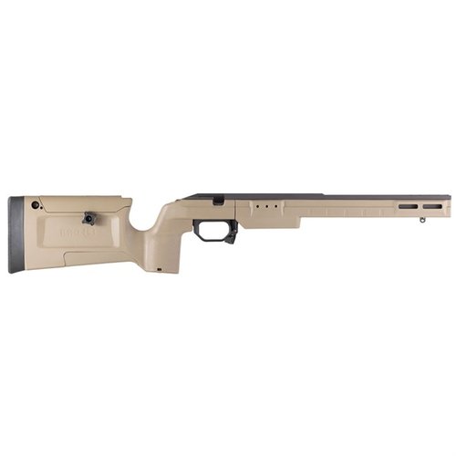 Upgrade your Remington 700 with the Bravo Chassis, featuring a rigid aluminum backbone, adjustable features, M-LOK compatibility, and AICS magazine support.
