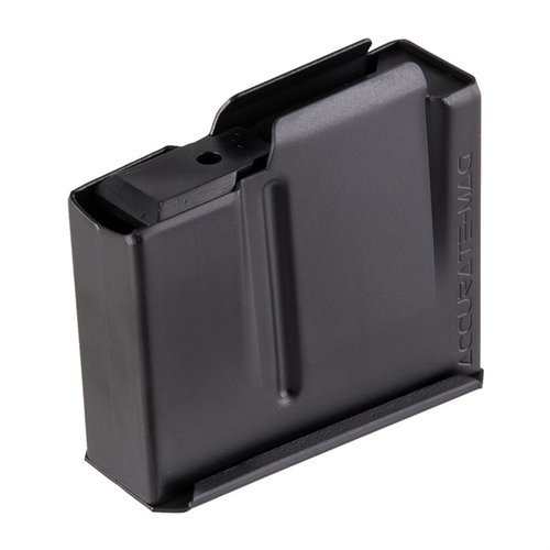 Accurate-Mag AICS-Pattern 6.5 Creedmoor magazine offers quick reloads, durable steel construction, and compatibility with AICS-type rifles in 5 or 10-round options.