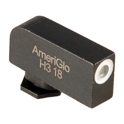 AmeriGlo Tritium Front Sight for Glock offers low-profile, snag-resistant design with glowing tritium dot for quick target acquisition in low light.