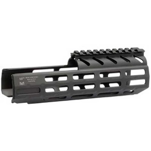 Enhance your SIG Sauer MPX with the lightweight aluminum Drop-In Handguard featuring M-LOK slots and a durable black anodized finish, available in multiple lengths.