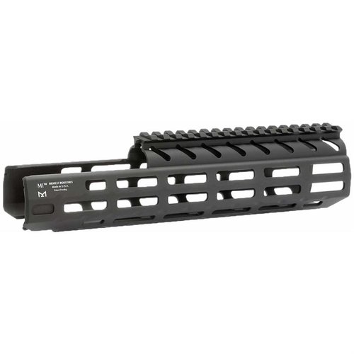 Enhance your SIG Sauer MPX with the Midwest Industries Drop-In Handguard, featuring M-LOK slots, durable aluminum construction, and a sleek black finish.