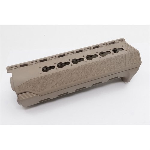BCMGunfighter PKMR KeyMod handguard offers a lightweight, ergonomic design with secure KeyMod slots, built-in handstop, and aluminum heat shield for enhanced performance.