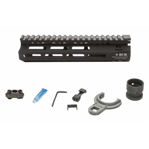 BCM MCMR M-LOK handguard offers a lightweight, free-floating design with ample accessory mounting options, ensuring strength, accuracy, and easy handling.