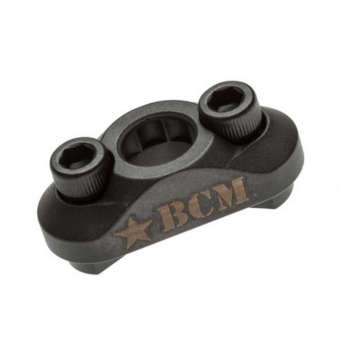 BCMGUNFIGHTER M-LOK QD Sling Mount offers a stable, low-profile connection for pushbutton swivels, made of durable steel, fitting all M-LOK handguards.