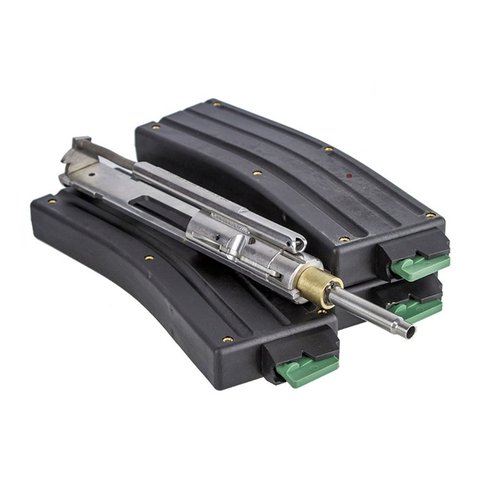 CMMG's Bravo .22 LR conversion kit allows for economical practice with .22 LR ammo, enhancing skills without costly centerfire rounds in any mil-spec AR-15.