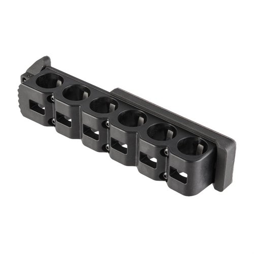 Aridus Universal Shotgun Shell Carrier offers secure attachment, heat/cold resistance, and compatibility with pump/semi-auto shotguns for easy access to extra shots.