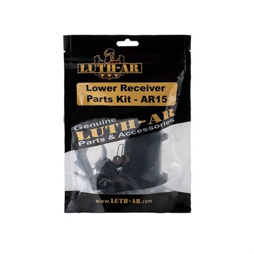 S kompletním Luth-AR LLRPK-1 AR-15 Lower Parts Kit snadno proměníte holý spodní díl na funkční zbraň, včetně všech potřebných součástí.