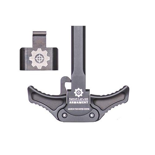 Upgrade your SIG Sauer MPX with the NLA Charging Handle for full ambidextrous operation, enhanced racking surface, and a durable steel spring plate.