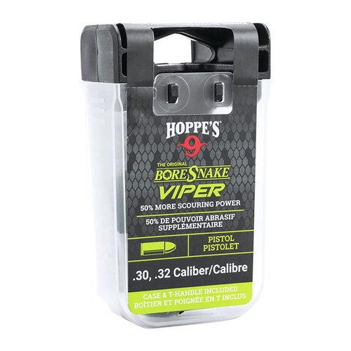 Pistol Viper Bore Snake offers an all-in-one cleaning solution with 50% more scrubbing surface, protecting rifling while cleaning and oiling in one pass.