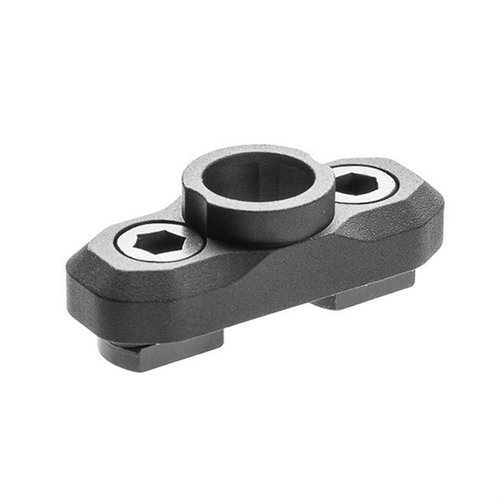 Arisaka's QD Mount for KeyMod handguards offers a low-profile, secure QD sling attachment point, featuring 7075 Aluminum and an anti-rotation design for versatile positioning.