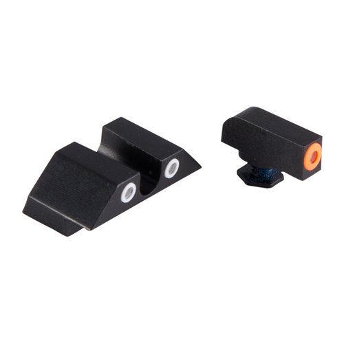 Night Fision's Perfect Dot sights offer 30% more Tritium for superior brightness, rugged steel housings, and a variety of configurations for optimal visibility.