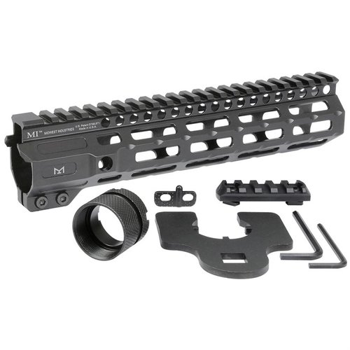 Customize your AR-15 with the Midwest Industries Combat M-LOK Handguard, featuring a free-float design, 7 M-LOK points, and a continuous Picatinny rail.