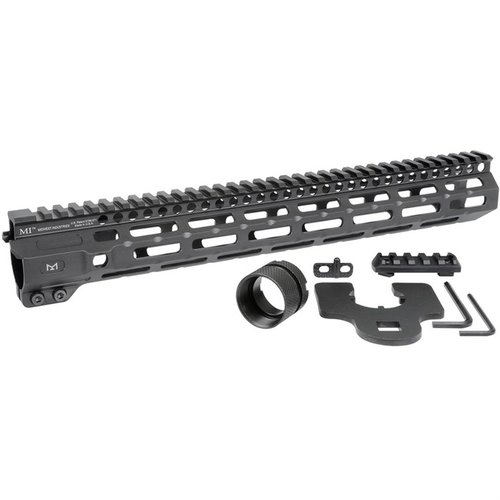 Customize your AR-15 with the Midwest Industries Combat M-LOK Rail Handguard, featuring aluminum construction, M-LOK compatibility, and a continuous Picatinny rail.