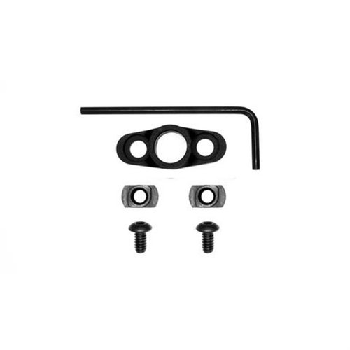 Grovtec M-LOK Non-Rotating Flanged Push Button Base offers easy installation, anti-rotation design, and low profile for secure QD sling attachment on M-LOK handguards.