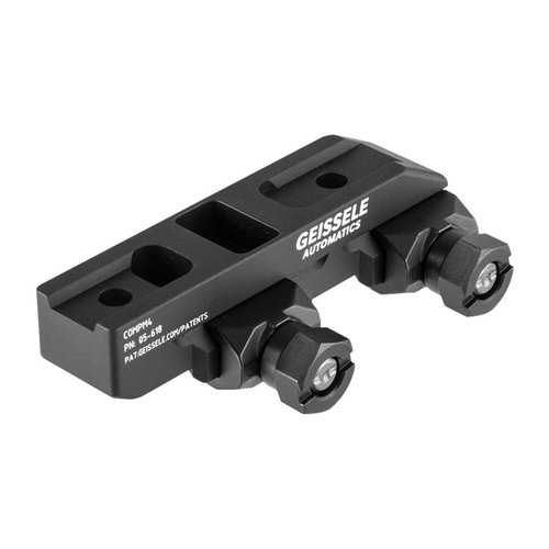 Geissele Super Precision Aimpoint CompM4 Optic Mount offers a secure attachment, 1,400 lbs of force, and durable 7075-T6 aluminum to maintain zero in any environment.
