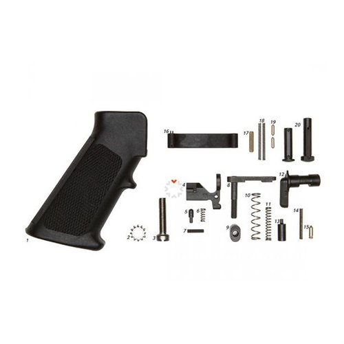 Geissele's AR-15 Mil-Spec Lower Parts Kit provides all essential components for your build, excluding the trigger, ensuring premium quality and performance.