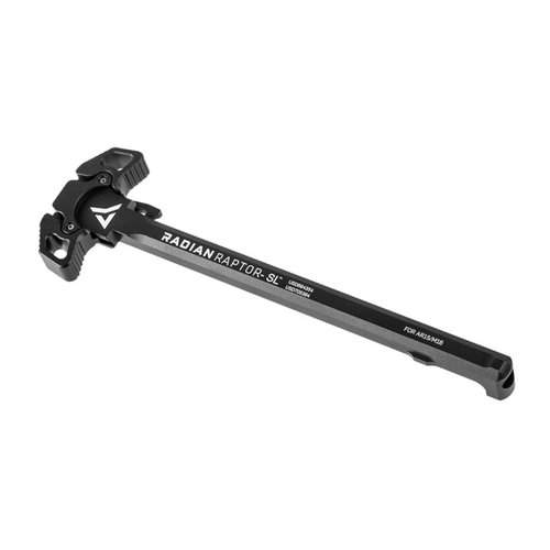 Raptor-SL is an ambidextrous AR-15 charging handle with low-profile ears for snag-free operation, ensuring fast, fluid charging from either side.