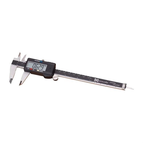 Hornady's DIGITAL CALIPER offers precise measurements for case length, bullet length, and more, with quick speed, large LCD screen, and .001" accuracy.