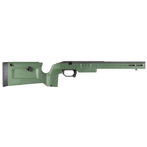 Upgrade your Remington 700 with the Kinetic Research Group Bravo Chassis, featuring a rigid aluminum backbone, adjustable components, and M-LOK compatibility.