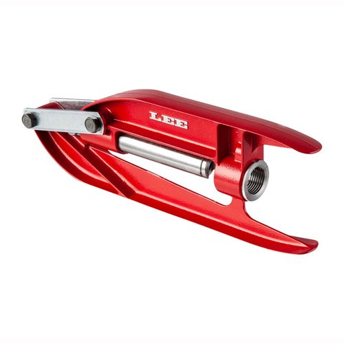 Lee Breech Lock Hand Press: lightweight, portable, and powerful, with Quick-Change Die Feature for easy die swaps, perfect for loading anywhere.