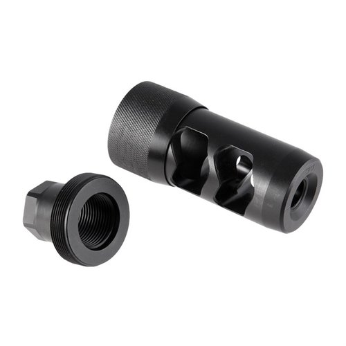The Area 419 HELLFIRE 2P Muzzle Brake offers easy installation, excellent recoil reduction, and shooter comfort for barrels 20