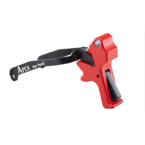 Upgrade your FN 509 with Apex's Action Enhancement Trigger Kit for a smoother, lighter pull, shorter reset, and a comfortable flat-faced aluminum trigger.