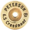 6.5 Creedmoor brass from Peterson Cartridge offers ideal performance for long-range precision shooting, featuring annealed and polished cases with large or small primer pockets.