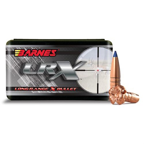 Barnes LRX 270 Caliber bullets offer match-grade accuracy and high ballistic coefficient for clean, ethical kills at long range with their advanced boattail design.