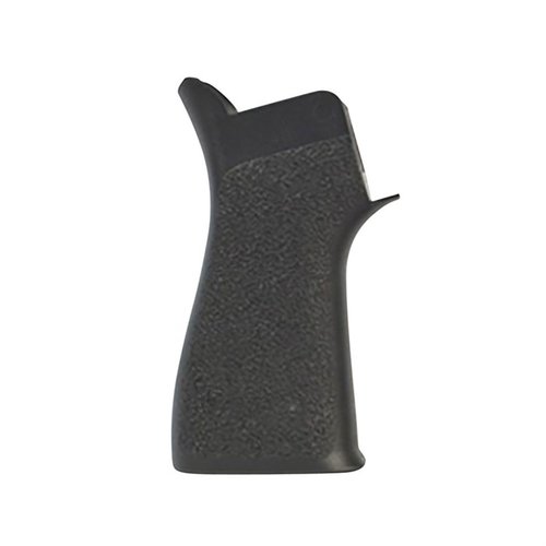TangoDown BG-18 BATTLEGRIP offers ergonomic design, reduced grip angle, aggressive texture for firm hold, and durable polymer construction for enhanced control.