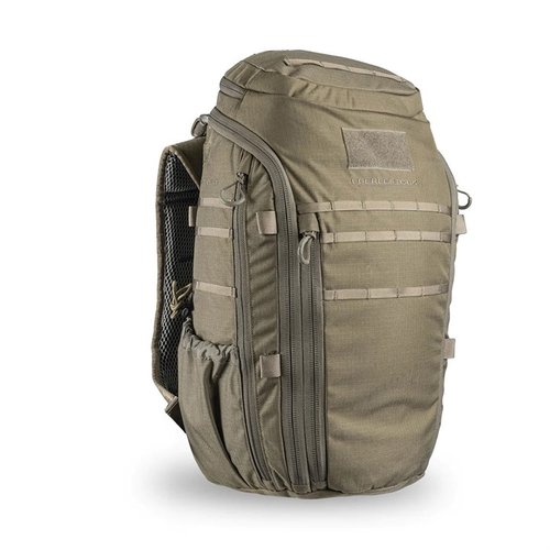 Eberlestock's Switchblade Pack offers rapid handgun access, organized storage, MOLLE-10 webbing, and transforms into a versatile hunting pack.