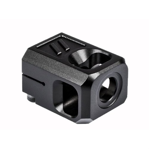 ZEV V2 PRO Compensator for Glock G19 reduces recoil and muzzle rise, fits G34 holsters, and requires no thread-locking for secure installation.
