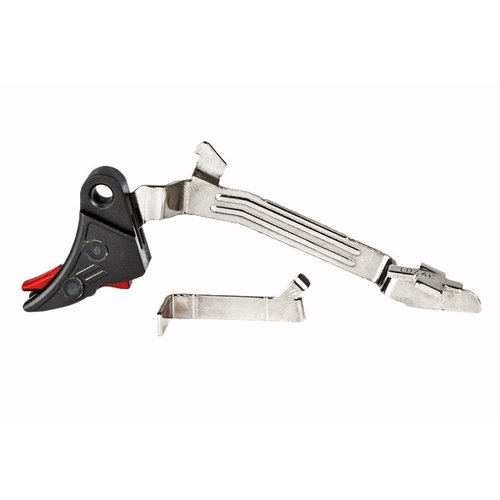 ZEV PRO CURVED FACE TRIGGER UPGRADE BAR KIT for Glock Gen 5 offers unmatched performance with a crisp pull, reliable design, and long-lasting durability.