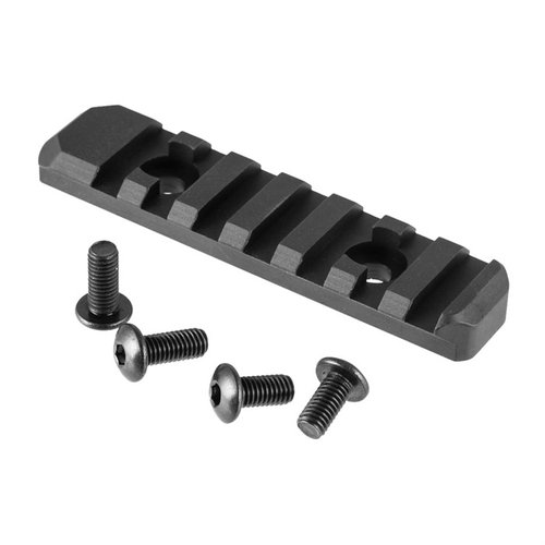 Aluminum MOE Style Picatinny Rails allow easy attachment of gear on Whiskey-3 and X-ray chassis, enhancing stability with lightweight design.