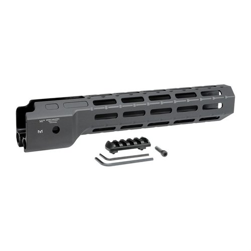 Upgrade your Ruger PC9 with the lightweight Midwest Industries Combat Rail, featuring M-LOK slots for versatile accessory attachment and easy sling mounting.