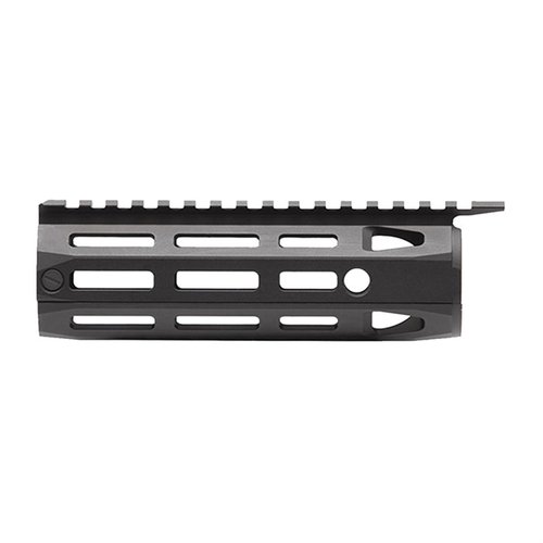 Daniel Defense Omega Rail offers a lightweight, free float design with M-LOK, easy installation, integral QD mounts, and durable Aircraft Grade Aluminum construction.