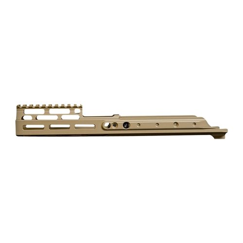 Enhance your FN SCAR MK17 with the KDG SCAR MREX MKII M-LOK Handguards, featuring durable 6061-T6 aluminum, multiple M-LOK slots, and easy mounting for lights.