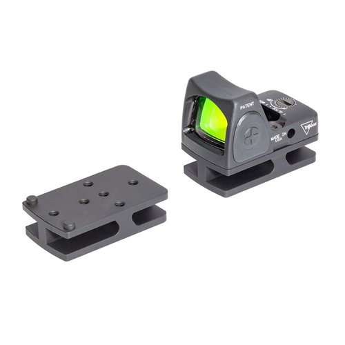 Enhance your rifle with the durable Badger Ordnance Condition One Micro Sight Adapter, designed for easy mounting of popular reflex optics like Trijicon RMR.