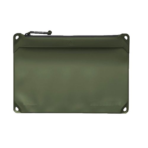 Magpul DAKA Pouch offers durable, water-resistant organization with a translucent window, RF welded seams, and YKK zipper, perfect for outdoor and tool storage.